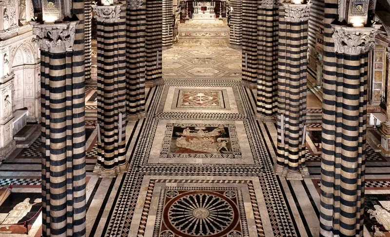 Cattedrale di Siena: Pavimento scoperto