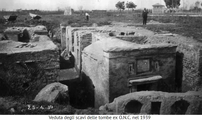 Parco archeologico di Ostia Antica - Tombe nell’area ex O.N.C.